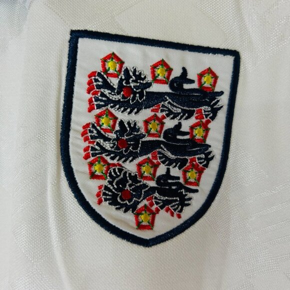 1990 World Cup England National Team Paul Gascoigne #19 Retro Jersey Size XL - Picture 5 of 6